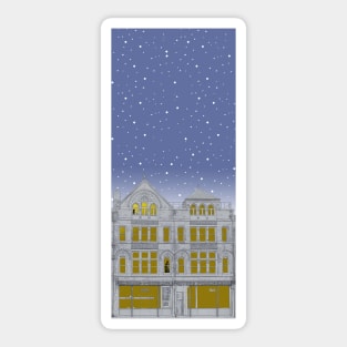 Cookes Building winter Sticker